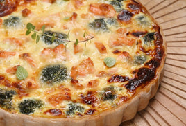 Savory Symphony: Dive into the Irresistible Harmony of Bacon and Swiss in Our Egg Bites Quiche!
