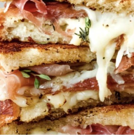 French Grilled Cheese with Prosciutto
