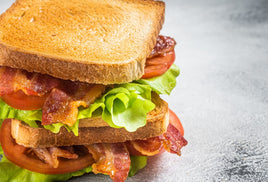 Breakfast Perfection: Experience the Ultimate Harmony of Canadian Bacon and Whitney Cheese in Our Egg Bites Breakfast Sandwich!