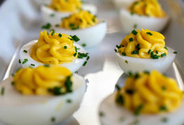 Truffle Pâté Deviled Eggs