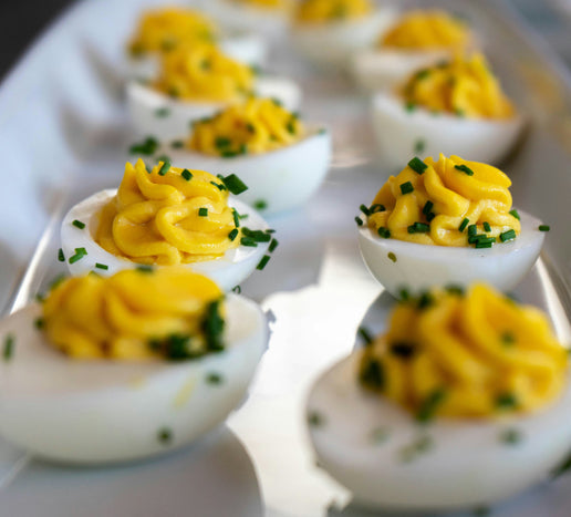 Truffle Pâté Deviled Eggs