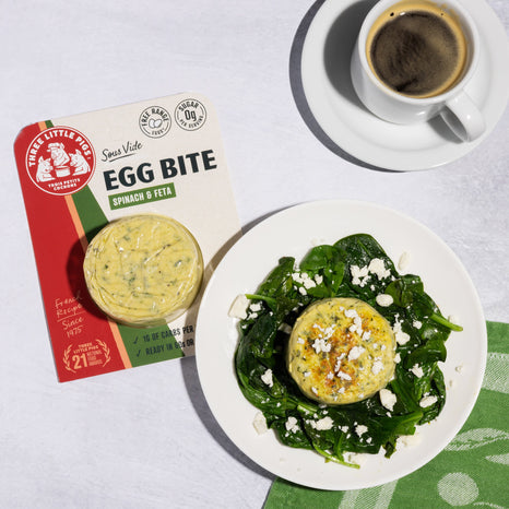 Sous-Vide Egg Bites with Spinach and Feta - PACKS