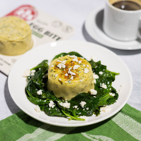 Sous-Vide Egg Bites with Spinach and Feta - PACKS