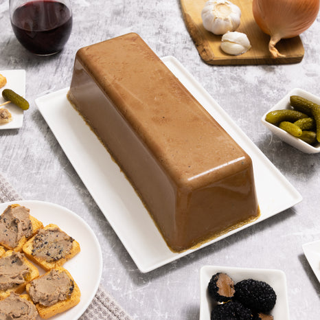 A block of 3 Little Pigs Mousse Truffee