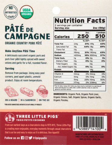 Organic Pâté de Campagne