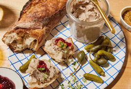 Serving our plant-based harvest Apple Koji-Pate over toast