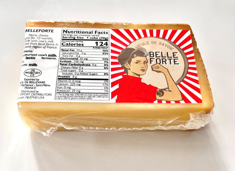 Belleforte Alpine-Style Cheese – Aged 10 Months ~6 oz