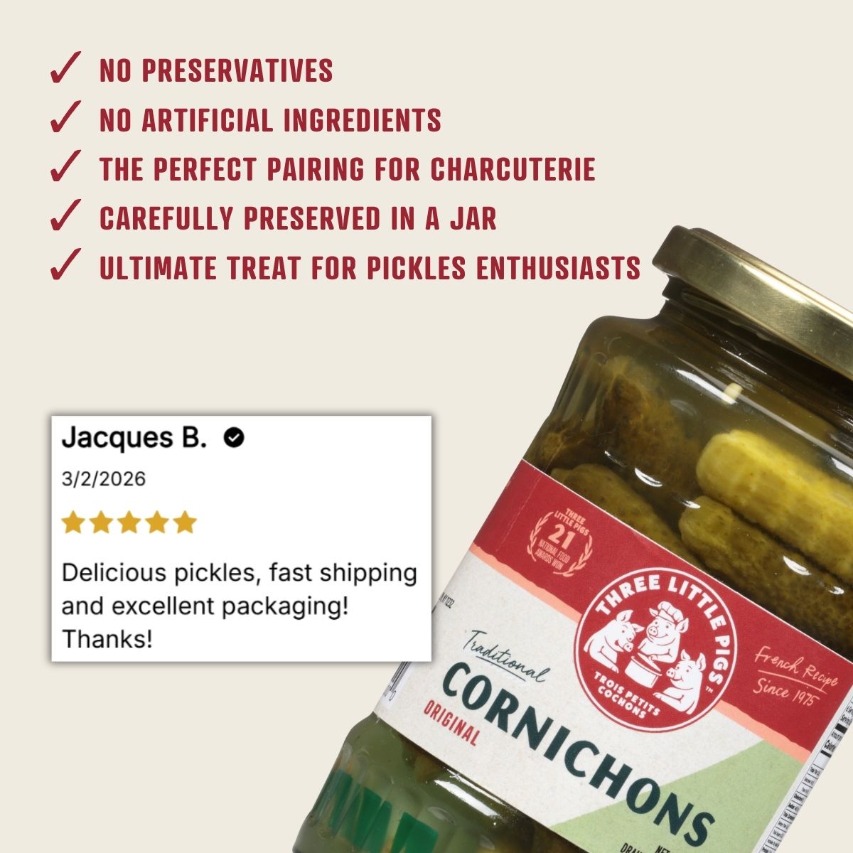 Cornichons Traditional