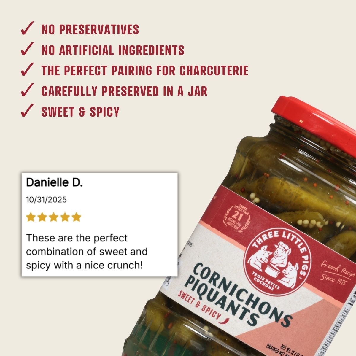 Cornichons Piquants