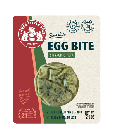 Sous-Vide Spinach Feta Egg Bite