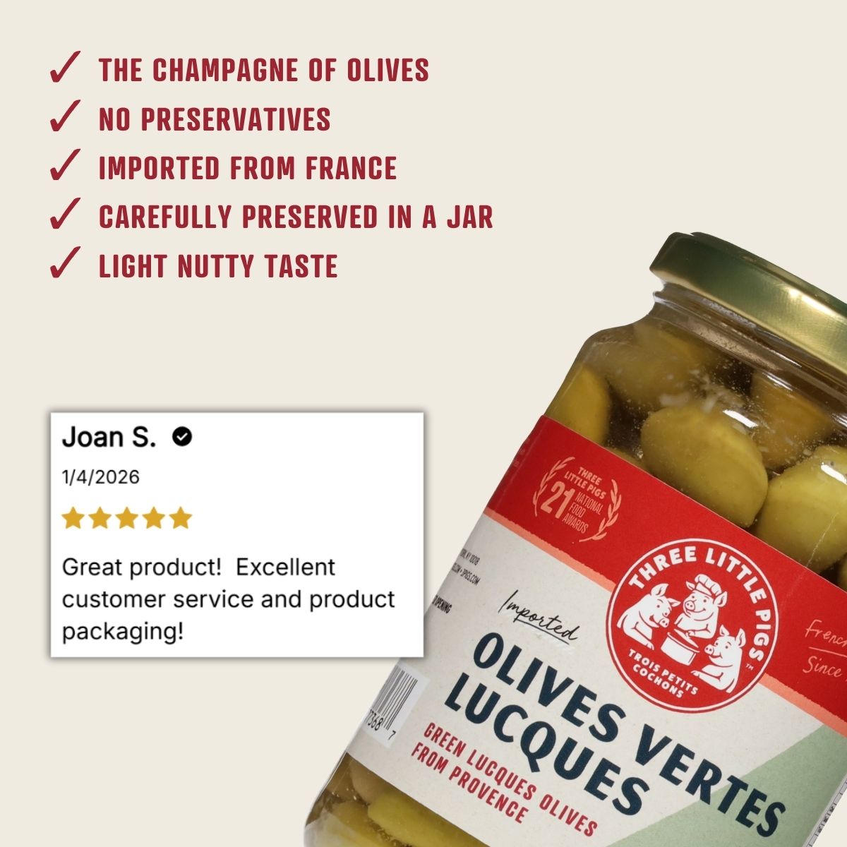 Olives Vertes Lucques