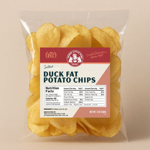 Duck Fat Kettle-Cooked Potato Chips (4-Pack of 5oz Bags)