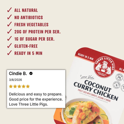 Sous-Vide Coconut Curry Chicken