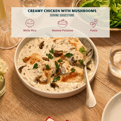 Sous-Vide Creamy Chicken with Mushrooms