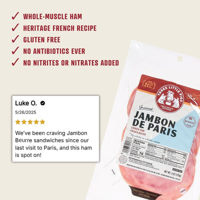 Sliced Jambon de Paris 6oz.