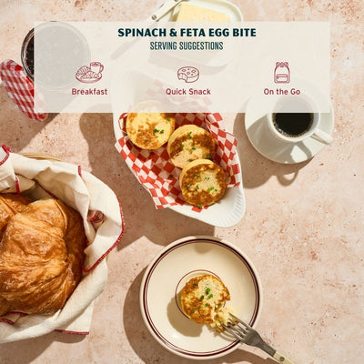 Sous-Vide Egg Bites with Spinach and Feta