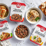 Gourmet Meals Sampler. 9 Meals, 3 Flavors.